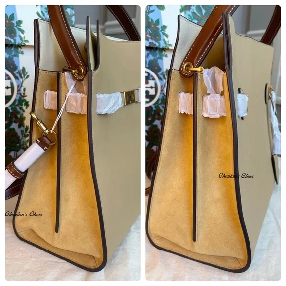 Tory Burch Large LEE RADZIWILL DOUBLE BAG - Picture 10 of 15